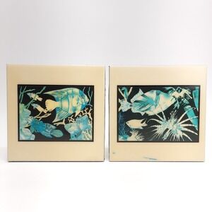 Decorative‎ Kitchen Tiles Barbara Wallace Garden Beneath The Sea Wall Hanging